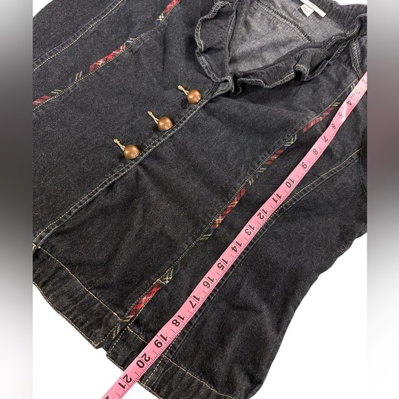 Dressbarn Jean and Plaid Jacket - Picture 6 of 13